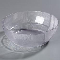 Carlisle 691407 Petal Mist 5.7 Qt. Clear Polycarbonate Bowl