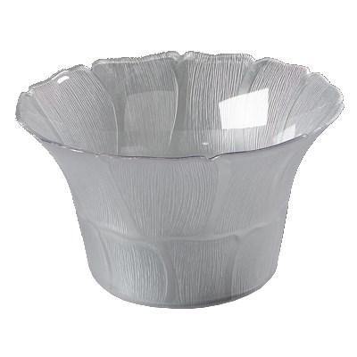 Carlisle 693107 Petal Mist 3.4 Qt. Clear Polycarbonate Bell Bowl