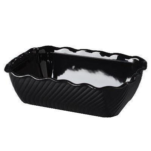 Carlisle 696303 Rectangular Salad Crock 5 Lb Capacity, Plastic, Black