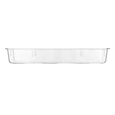 Carlisle 698207 Modular Displayware 1/2 Size Long Clear Wavy Edge Food Pan 3" Deep