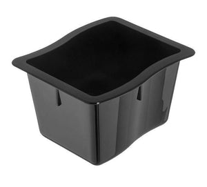 Carlisle 6986403 Modular Displayware 1/3 Size Black Wavy Edge Food Pan 4" Deep