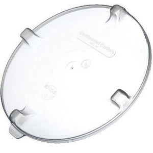 Carlisle 703830 7-1/4" Round Crock Lid - Polypropylene, Clear