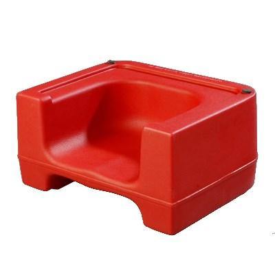 Carlisle 711005 Dual-Height Booster Seat Polyethylene, Red