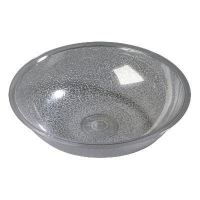 Carlisle 720607 Round Salad Bowl, 12 Oz., Polycarbonate, Clear