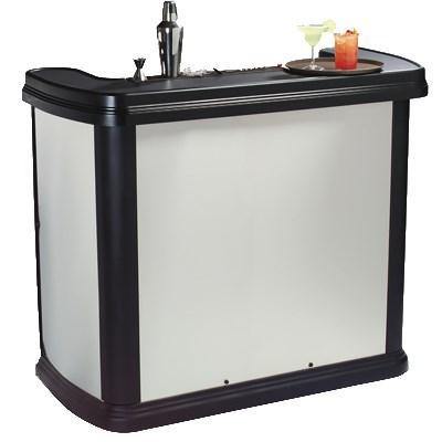 Carlisle 755044 56" Portable Bar - 15 Gal Ice Bin, Polyethylene, Stainless