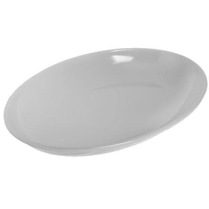 Carlisle 791402 14" X 10" White Oval Platter