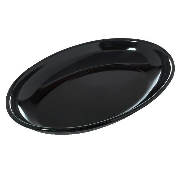 Carlisle 791603 16" X 12" Black Oval Platter