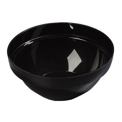 Carlisle 809903 2 7/10 Qt Acrylic Bowl, Black