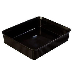 Carlisle 811203 Rectangular Crock with 10 Lb Capacity, Polypropylene, Black