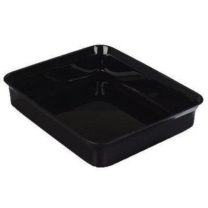 Carlisle 882103 Black 10 Lb. Rectangular Deli Crock