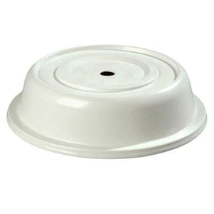 Carlisle 91070202 10-1/4" To 10-5/8" Plate Cover, Bone Polyglass