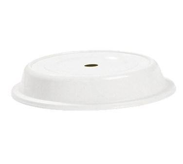 Carlisle 91090202 11-3/4" To 12" Plate Cover, Bone Polyglass