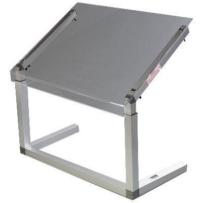 Carlisle 922407 24" Portable Sneeze Guard, Single-Sided, Acrylic/Aluminum, Clear