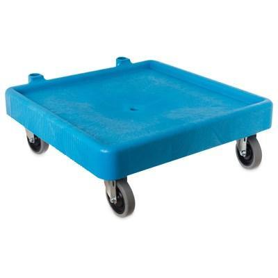 Carlisle C223614 Glass Rack Dolly W/350 Lb. Capacity - Blue Plastic