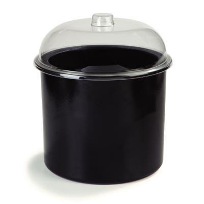 Carlisle CM101203 Black 3 Gallon Coldmaster Ice Cream Cold Crock with Lid