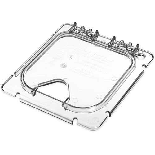 Carlisle CM10319Z07 Coldmaster 1/6 Size EZ Access Lid, Hinged, Clear