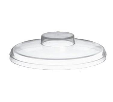 Carlisle CM103207 6-1/4" Round Solid Crock Lid - Acrylic, Clear