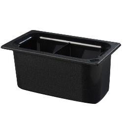 Carlisle CM110303 Third Size Food Pan - Plastic, Black