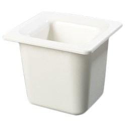 Carlisle CM110402 Coldmaster 1/6 Size White Cold Food Pan - 6" Deep