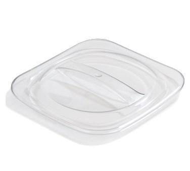 Carlisle CM140507 Designer Coldmaster Clear Solid Lid For 2 Qt. Square Designer Coldmaster Crocks
