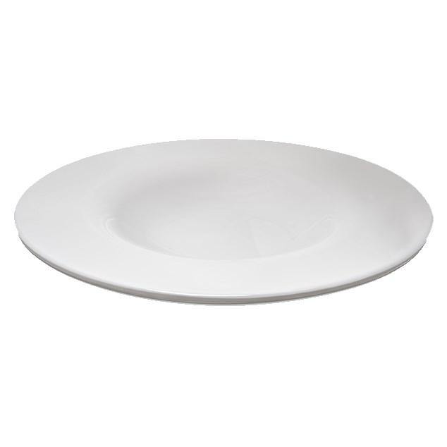 Carlisle HAL0402 Halcyon 6 Oz. Round Bone White Melamine Pasta Bowl