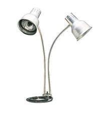 Carlisle HL828500 Flexiglow 24" Dual Arm Aluminum Heat Lamp - 120V