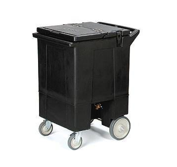 Carlisle IC2250T03 Cateraide 125 Lb. Mobile Tall Ice Caddy