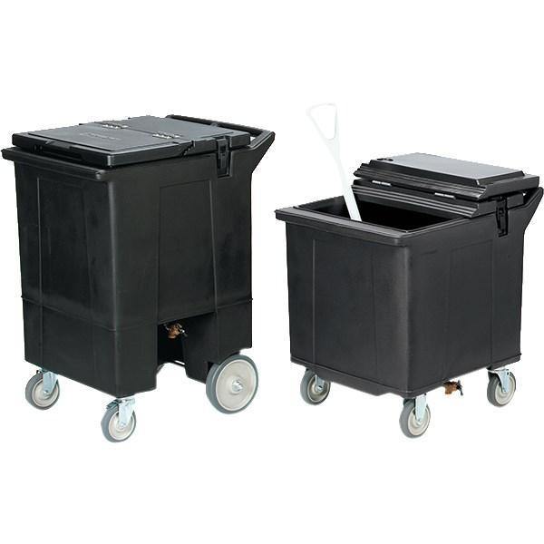 Carlisle IC225401 Brown Cateraide 125 Lb. Mobile Ice Caddy