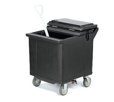 Carlisle IC225403 Black Cateraide 125 Lb. Mobile Ice Caddy