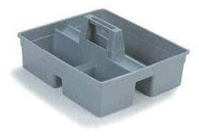 Carlisle JC1945CB23 Bus Box with (3) Compartments - 15" X 13" X 8-1/2", Gray