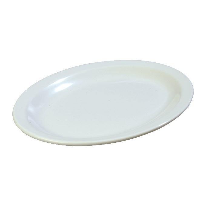 Carlisle KL12602 Kingline 13-1/2" X 9-3/4" White Oval Platter