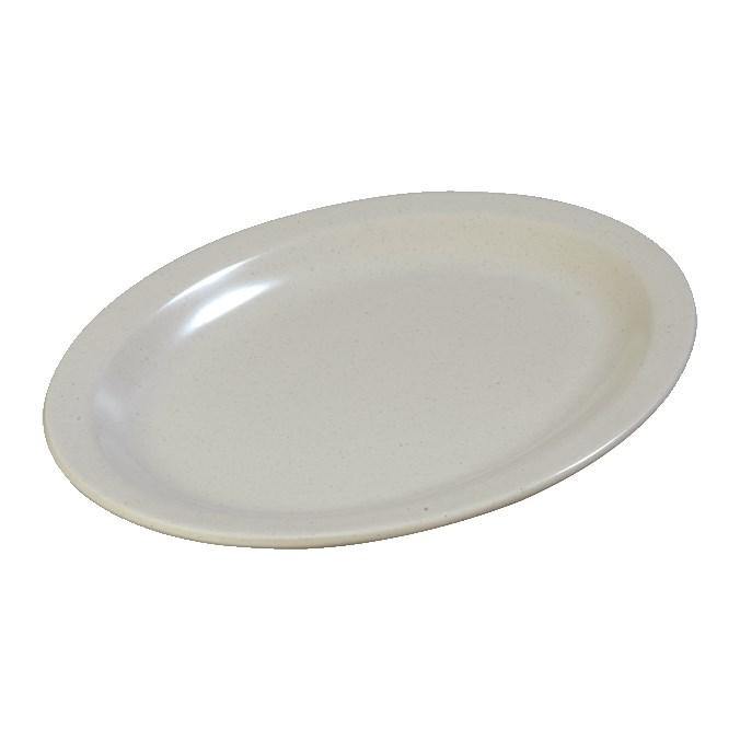 Carlisle KL12770 Kingline 12" X 9" Adobe Oval Platter