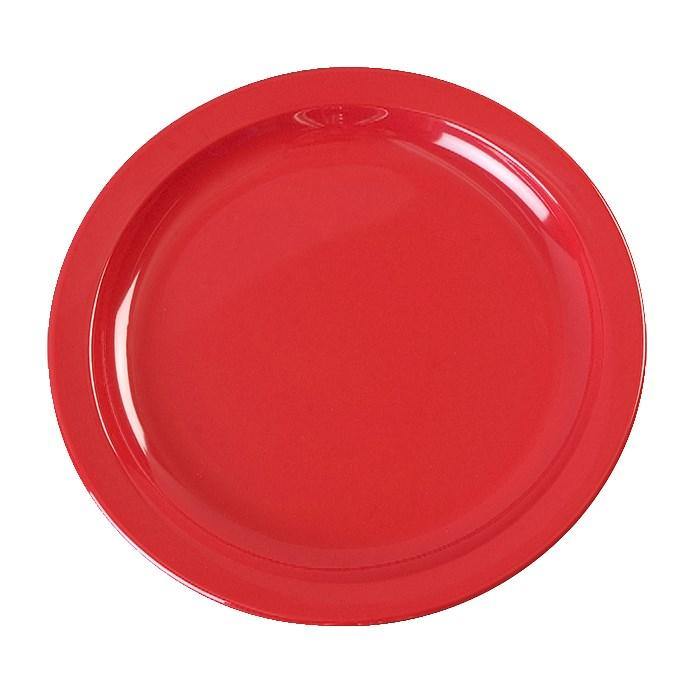 Carlisle KL20105 Kingline 7-1/4" Red Sandwich Plate