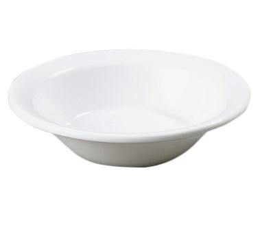 Carlisle KL80002 Kingline 5 Oz. White Rimmed Fruit Bowl