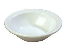 Carlisle KL80502 Kingline 4-3/4 Oz. White Rimmed Fruit Bowl