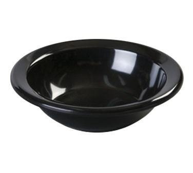 Carlisle KL80503 Kingline 4-3/4 Oz. Black Rimmed Fruit Bowl