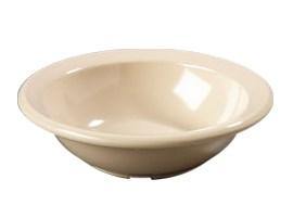 Carlisle KL80525 Kingline 4-3/4 Oz. Tan Rimmed Fruit Bowl