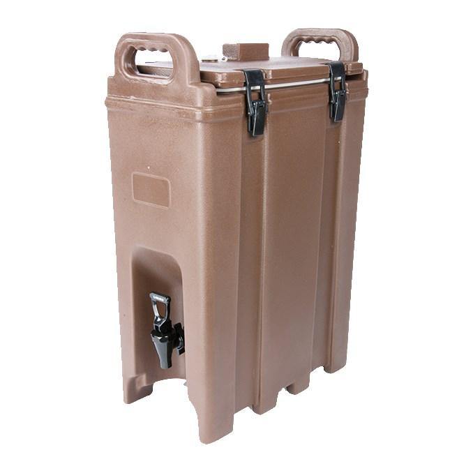 Carlisle LD500N01 Cateraide LD 5" Gallon Brown Insulated Beverage Dispenser
