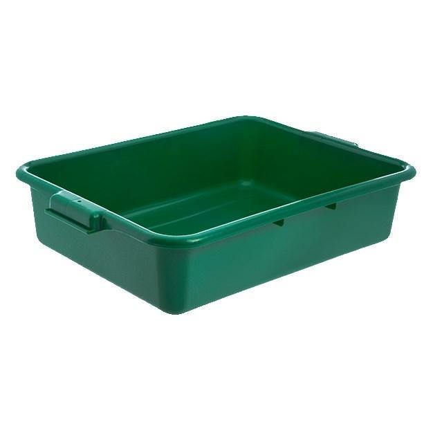 Carlisle N4401009 Comfort Curve Tote Box - 20" X 15" X 5", Green Plastic