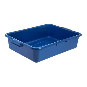 Carlisle N4401014 Comfort Curve Tote Box - 20" X 15" X 5", Blue Plastic