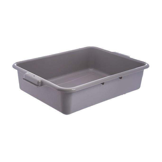 Carlisle N4401023 Comfort Curve Tote Box - 20" X 15" X 5", Gray Plastic