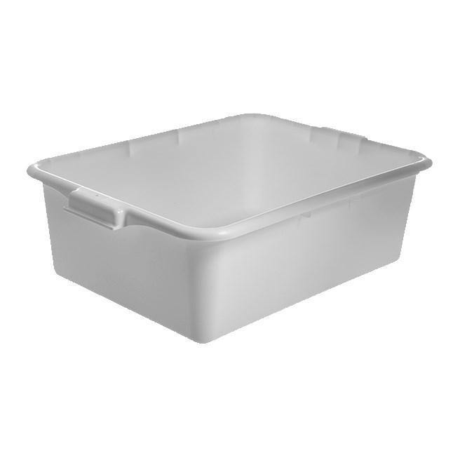 Carlisle N4401102 Comfort Curve Tote Box - 20" X 15" X 7", White Plastic