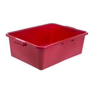 Carlisle N4401105 Comfort Curve Tote Box - 20" X 15" X 7", Red Plastic