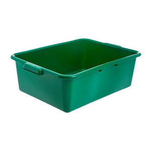 Carlisle N4401109 Comfort Curve Tote Box - 20" X 15" X 7", Green Plastic