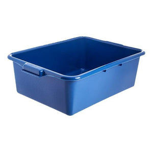 Carlisle N4401114 Comfort Curve Tote Box - 20" X 15" X 7", Blue Plastic