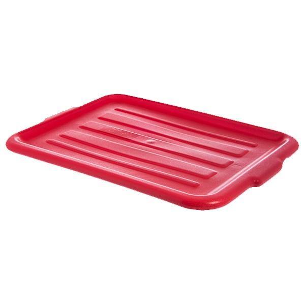 Carlisle N4401205 Comfort Curve Bus Box Lid - 20" X 15" X 1", For N44010 & N44011, Red