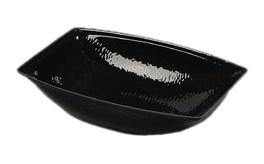 Carlisle OSB17603 Rectangular Serving Bowl 11 Qt., Acrylic, Black