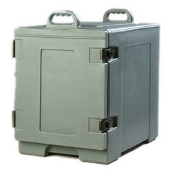 Carlisle PC300N59 Cateraide Slate Blue Front Loading Insulated Food Pan Carrier - Holds 5 Pans