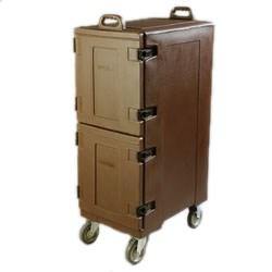 Carlisle PC600N01 Cateraide Brown Insulated Food Pan Carrier, 25" X 17" X 50" - Holds 10 Pans