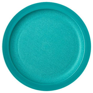 Carlisle PCD20915 9" Plastic Plate, Teal